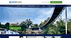 Desktop Screenshot of elliottfrazierlaw.com